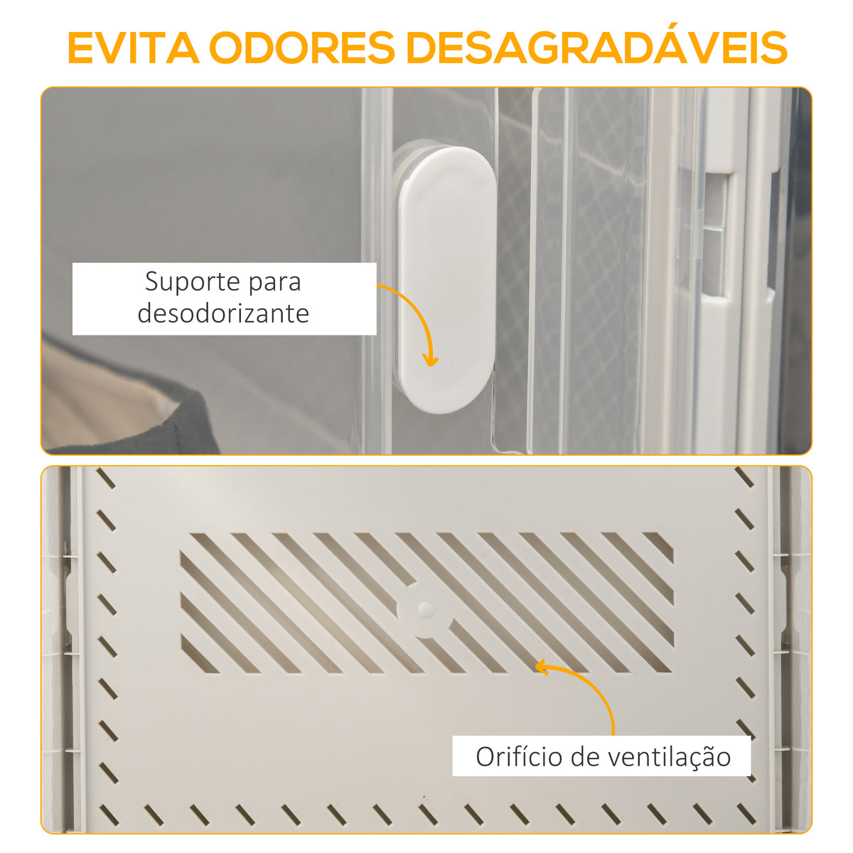 Armário Modular de Plástico Sapateira Modular com 8 Cubos Portas Magnéticas Organizador de Sapatos para Entrada Corredor Dormitório 28x36x21cm Transparente — foto 5