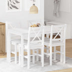 5 pcs Conjunto de jantar branco — foto 1