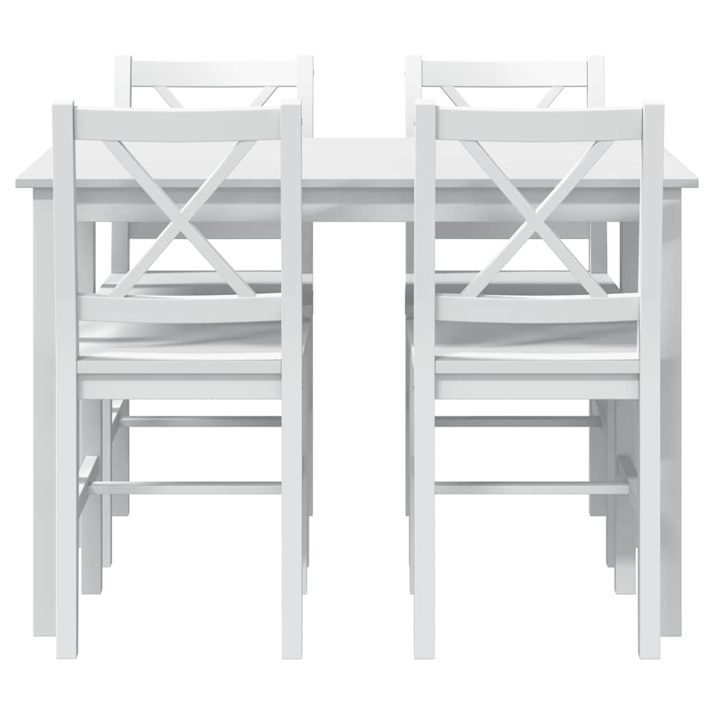 5 pcs Conjunto de jantar branco — foto 4