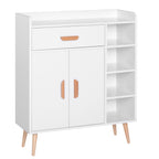 Armário Gabinete Móveis Multiuso para Sala de Jantar Sala de Estar Casa de Banho Corredor 80x29,5x96cm — foto 1