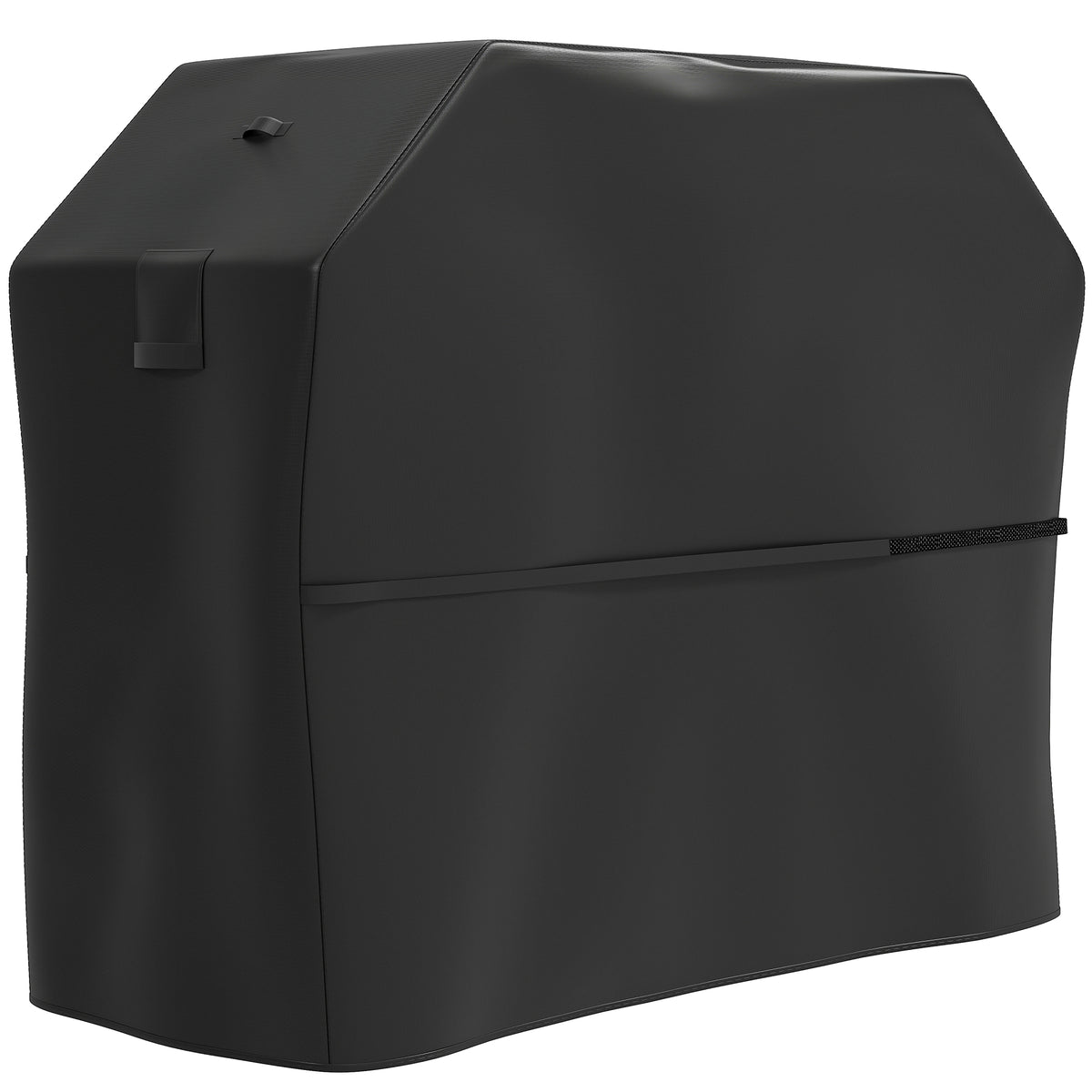 Capa para Barbecue Impermeável Capa Protetora para BBQ em Tecido Oxford 600D Anti-Vento Anti-Pó Anti-Humidade Anti-UV Capa de Barbecue com Fechos de Velcro 147x61x122 cm Preto — foto 1