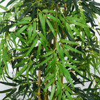 Bambu Artificial 150cm com Vaso Decorativo Planta Sintética Realística Ø18x150 cm Verde — foto 8