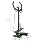 Máquina de Step Stepper Up-Down Máquina de Paso com 2 pedais ajustáveis para os pés 40x40x118 cm — foto 3