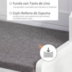 Cabide Sapateira com banco 4 ganchos 2 compartimentos abertos 2 gavetas removíveis e prateleira inferior moderna para corredor entrada 87x42x172 cm Branco — foto 7