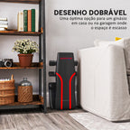 Banco de Abdominais Ajustável Banco de Musculação Dobrável para Treino de Corpo Completo em Casa Ginásio 82x35x42,5-107 cm Preto — foto 5