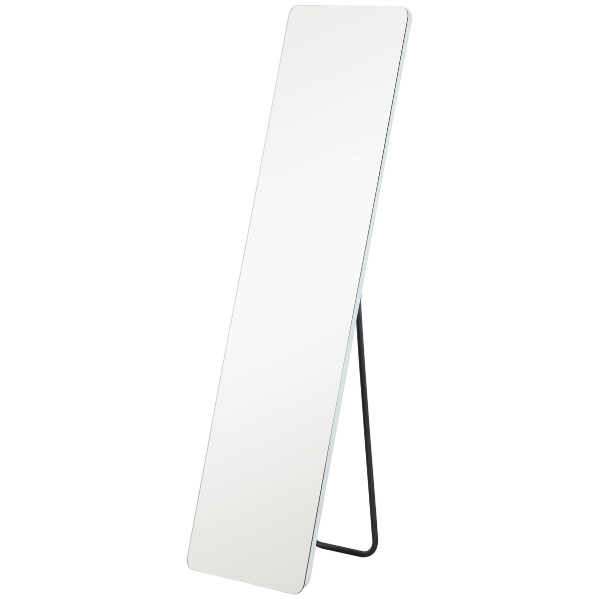 Espelho de Pé com Luz LED 40x150 cm Espelho de Corpo Inteiro sem Estrutura com Iluminação de 3 Cores Função de Memória e Tátil para Sala de Estar Dormitório Transparente — foto 1