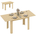 Mesa de Refeição Extensível de 140 a 180 cm Mesa de Cozinha Extensível Retangular para 6-8 Pessoas para Sala 140-180x90x75 cm Madeira — foto 1