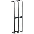 Toalheiro de Casa de Banho Toalheiro de Parede com 3 Barras e Estrutura de Metal Suporte para Toalhas 21x12x74 cm Preto — foto 1