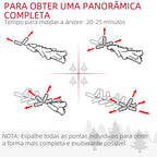 Árvore de Natal Artificial 225 cm Árvore de Natal com 706 Ramos Árvore de Natal Estreita Slim com 56 Pinhas Base Dobrável Ø58x225 cm Verde — foto 5