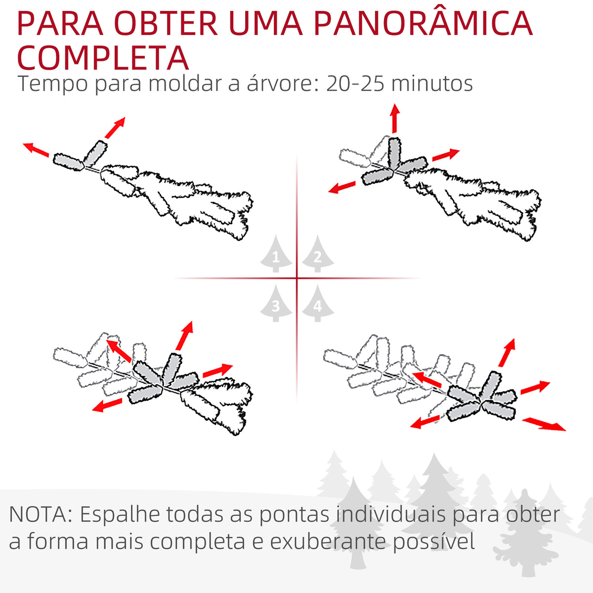 Árvore de Natal Artificial 225 cm Árvore de Natal com 706 Ramos Árvore de Natal Estreita Slim com 56 Pinhas Base Dobrável Ø58x225 cm Verde — foto 5