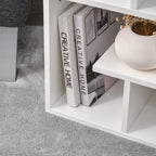 Mesa de Centro Mesa-de-Cabeceira Mesa de Café, Chá Mesas de Apoio para Sala Quarto Estante para Arrumação 45x40x55cm Branco — foto 8