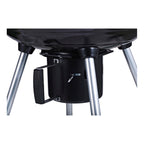 Barbecue a Carvão com Termômetro Barbecue a Carvão com Prateleira e Rodas para Jardim Exterior Campismo 57x63x94 cm Preto e Prata — foto 4