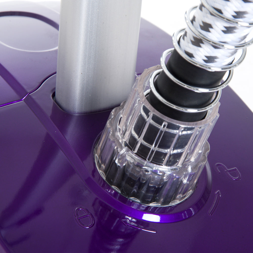 Ferro de Engomar a Vapor com Depósito de 1,8L e Temperatura Ajustável em 11 Níveis Ferro de Engomar a Vapor Vertical 21,5x30x150 cm Branco e Roxo — foto 8