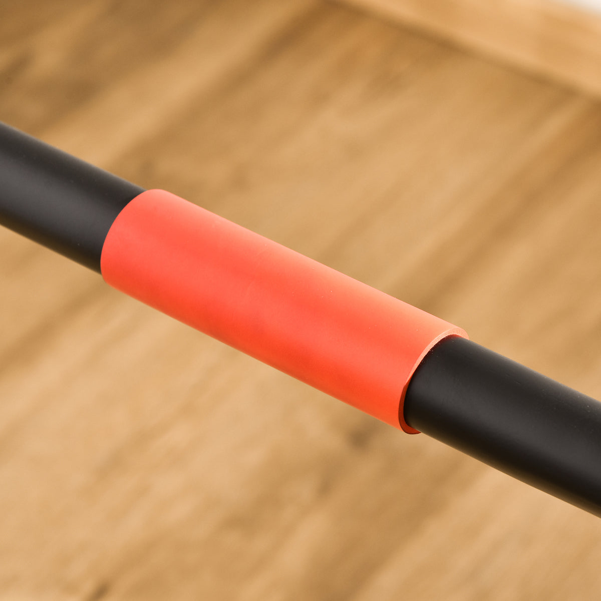 Suporte de treino de barras paralelas com alça extra larga para flexões inclinadas para construção muscular. Calistênicos. 63x41x73 cm Preto — foto 8