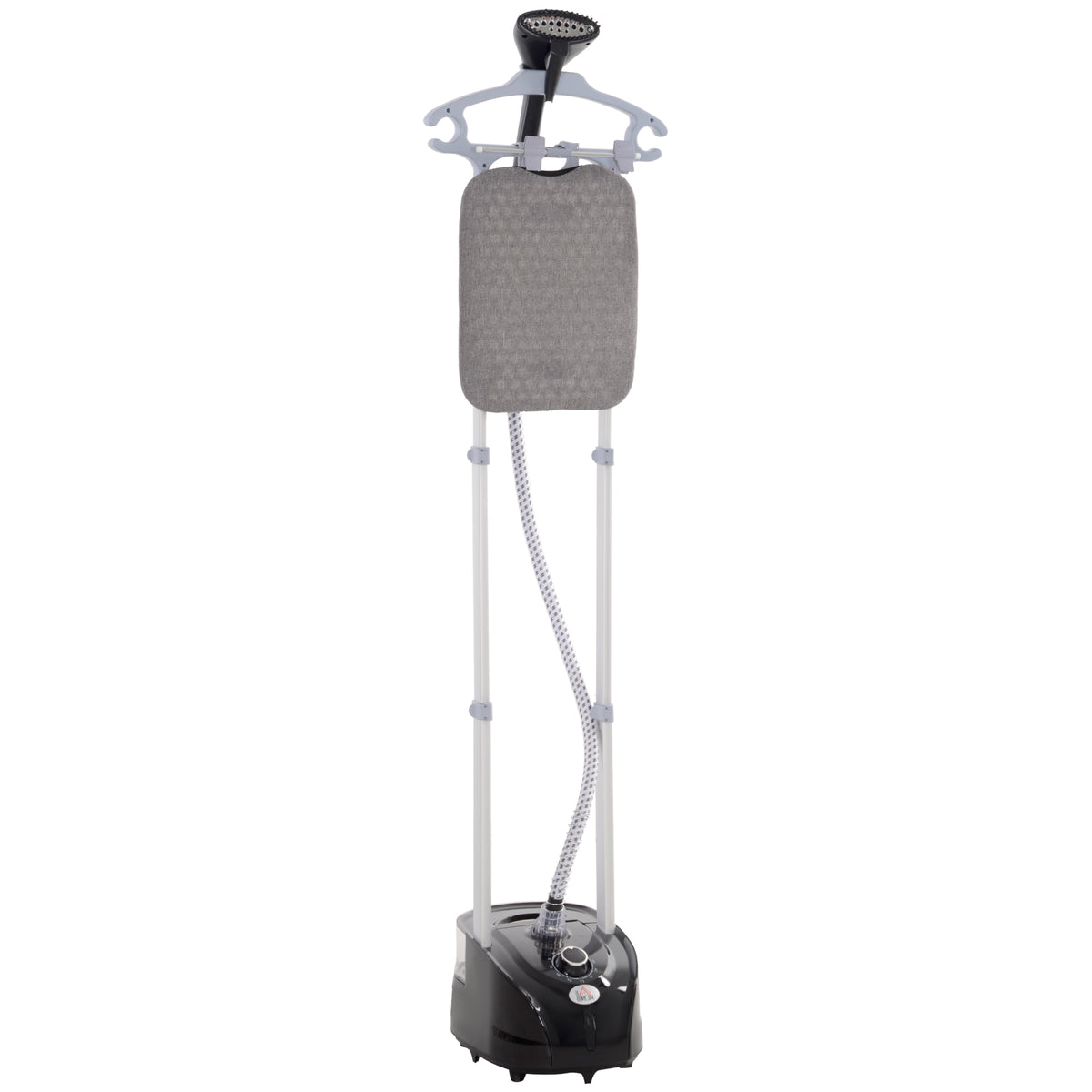 Ferro de Engomar a Vapor para Roupa 1800W Temperatura Ajustável em 11 Níveis Ferro de Engomar Vertical com Barra Dupla Depósito de 2 L Aquecimento em 38s 35x25x47-118,5 cm Preto — foto 1