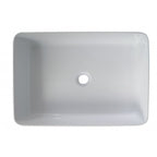 Lavatório de pousar em resina 50x36x14 cm branco — foto 6