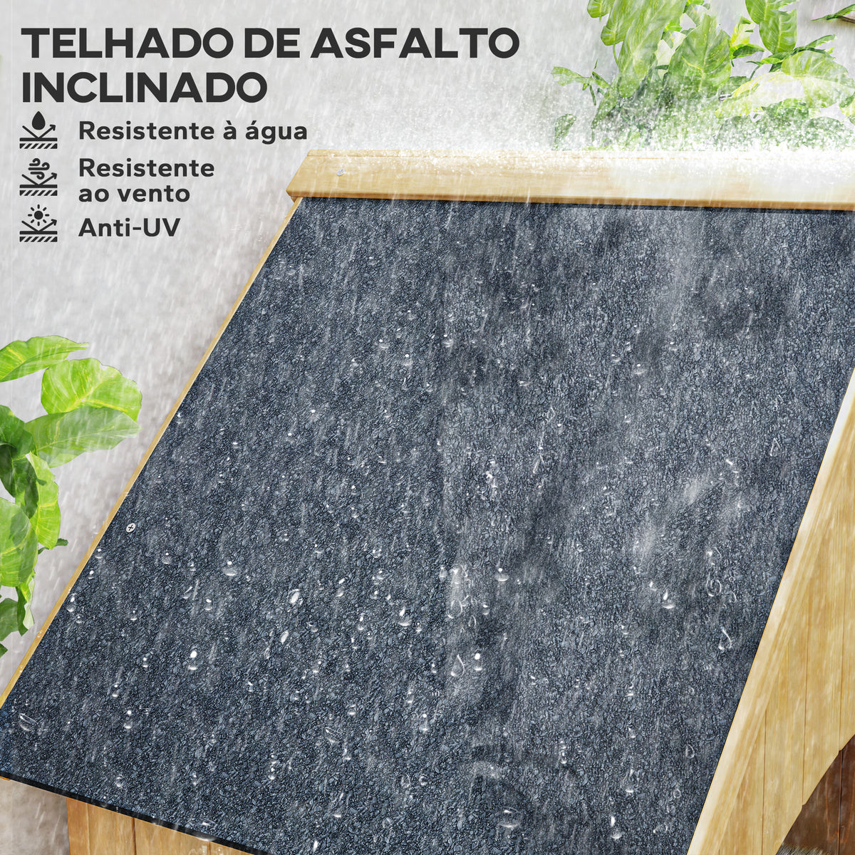 Armário Jardim de Madeira 77,5x54,2x179,5 cm 0,3 m² Abrigo de Exterior Armário para Arrumação de Ferramentas com 3 Prateleiras e 2 Portas com Fecho para Pátio Terraço Madeira — foto 4