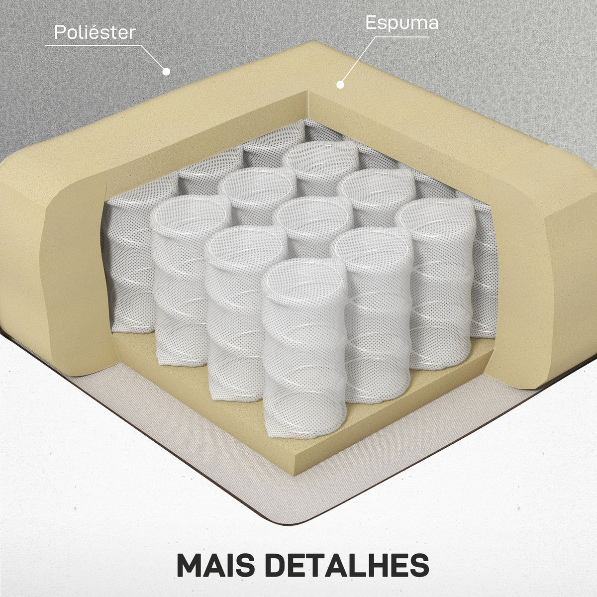 Poltrona de Massagem Poltrona Relax Elétrica com 4 Modos de Vibração Reclinação 145° Estofada em Microfibra Controlo Remoto Mesa 2 Bolsos Laterais e Suporte para Copos 77x93x105 cm Cinza — foto 6