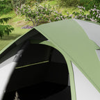 Tenda de Campismo para 1-2 Pessoas Tenda de Campismo Dobrável com Janela e Bolsa de Transporte Impermeável 3000 mm 210x150x110 cm Verde — foto 8