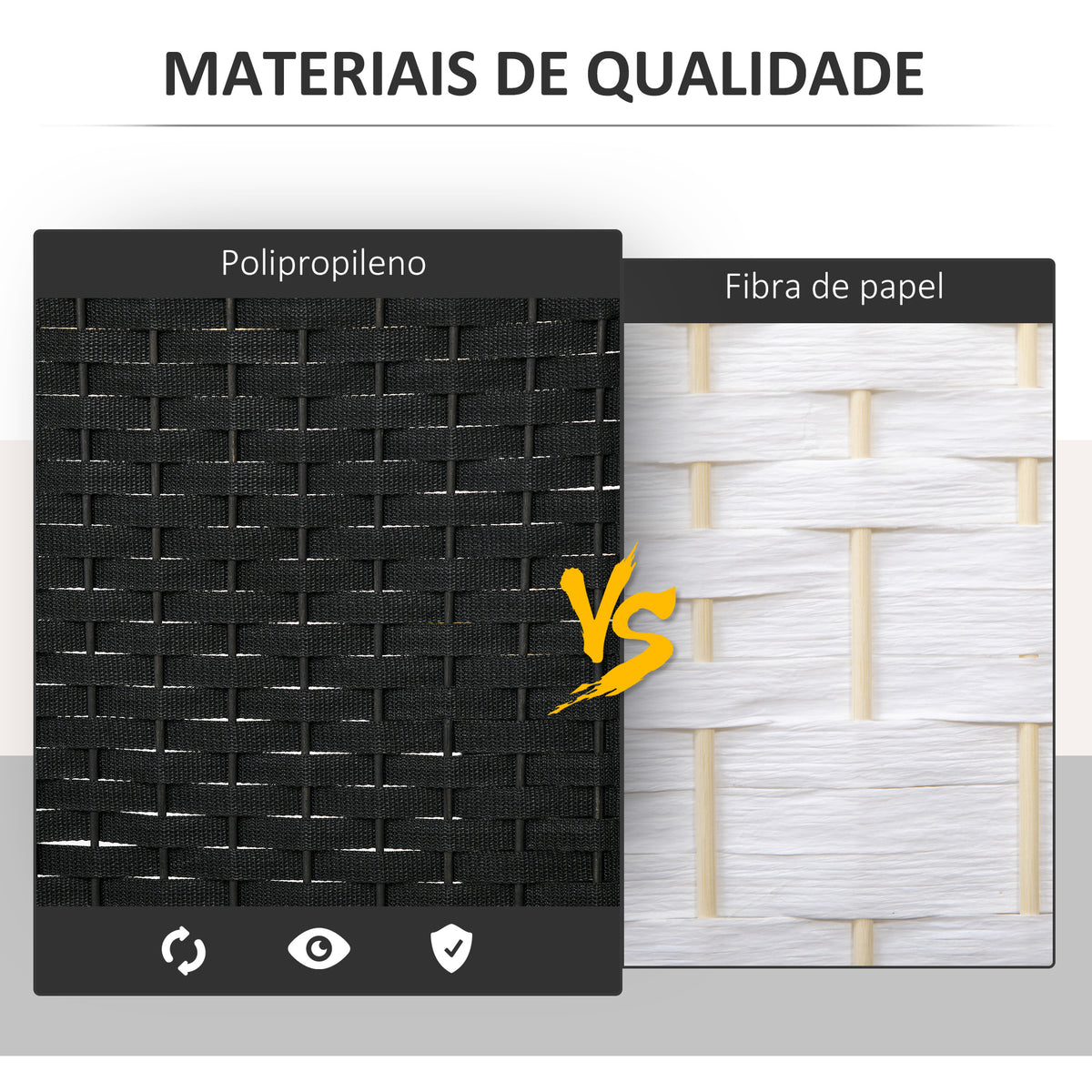 Biombo de 4 Painéis Separador de Ambientes Dobrável 160x170 cm Biombo Separador de Ambientes para Sala de Estar Dormitório Escritório Preto — foto 4