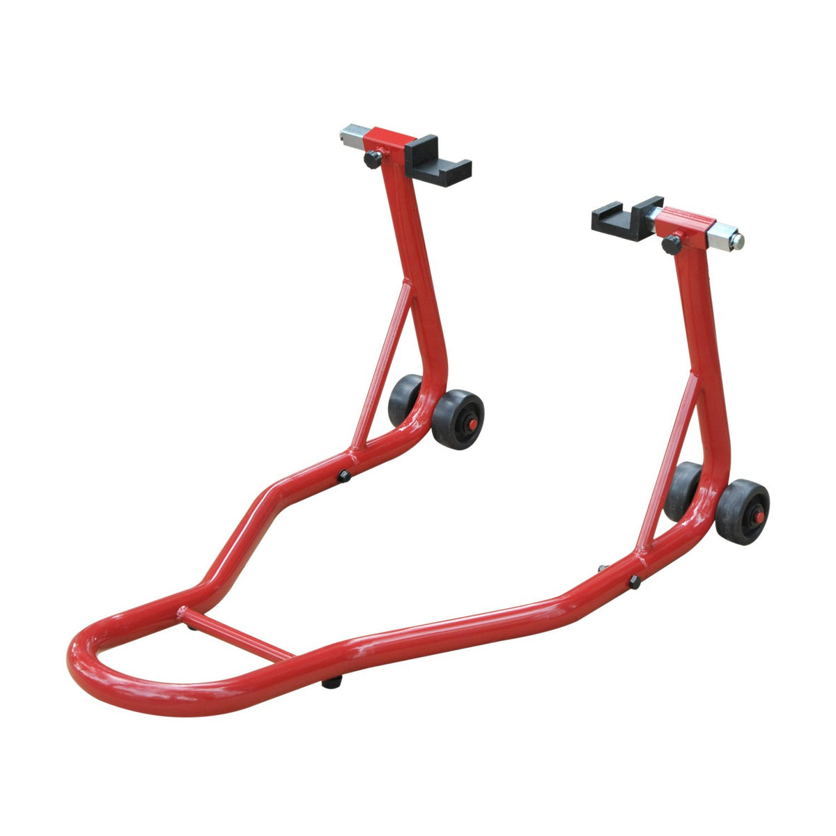 Descanso de Mota Suporte Traseiro Universal Portátil e Móvel – Cor Vermelho – Aço – 80 x 50 x 40 cm — foto 1