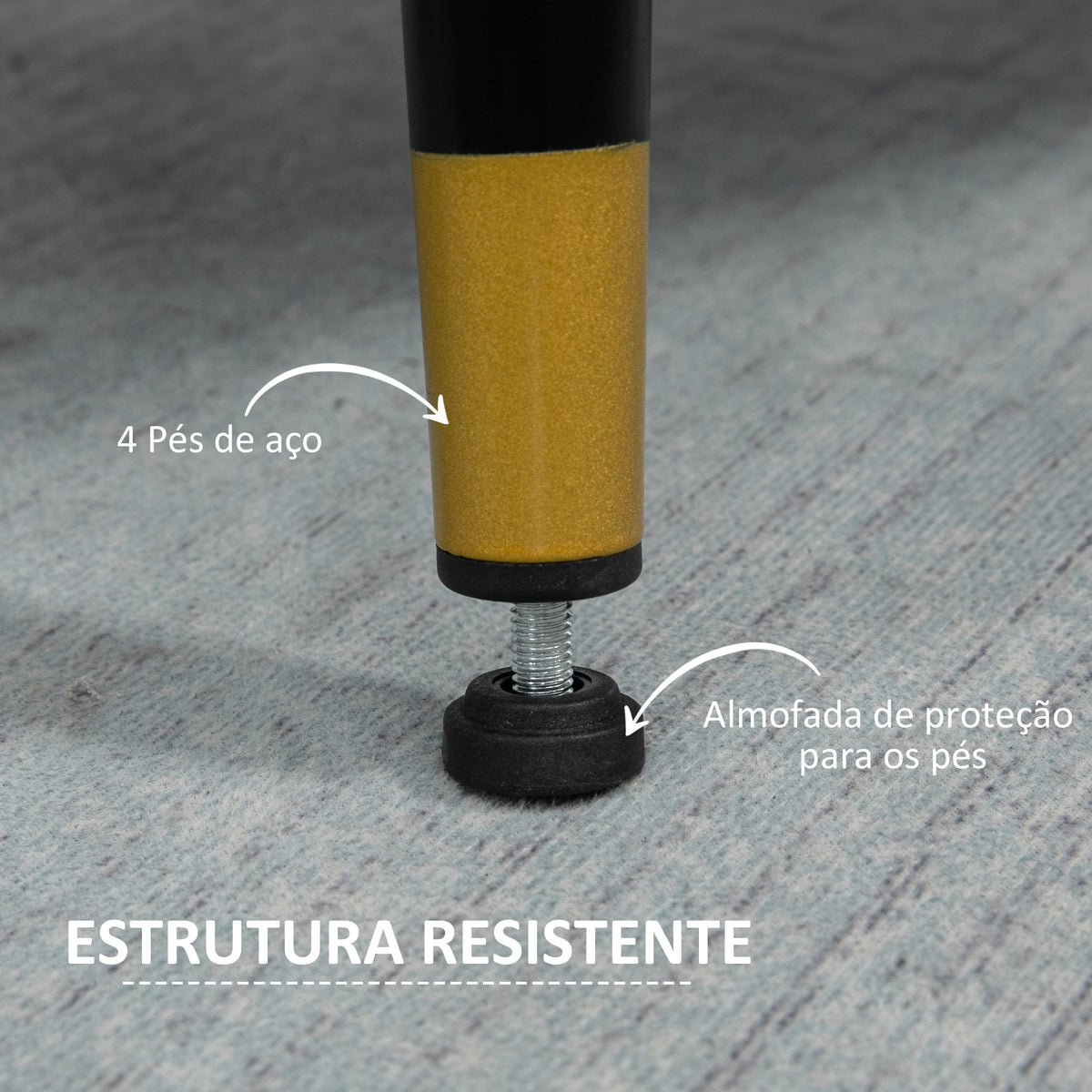 Sofá de 2 Lugares Estofado em Linho Sofá de Sala 139 cm com Almofadas Apoios de Braço e Pés de Aço para Quarto Escritório Carga 240 kg Azul — foto 5