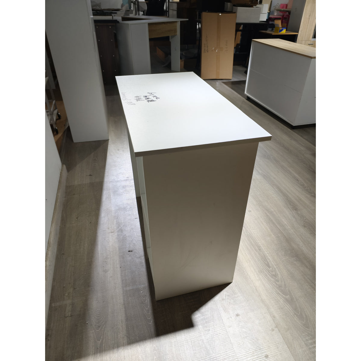 Mesa para Computador com 2 Prateleiras Abertas, 80 cm, Branco — foto 2