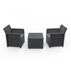 Conjunto de jardim 2 lugares com poltronas — foto 7