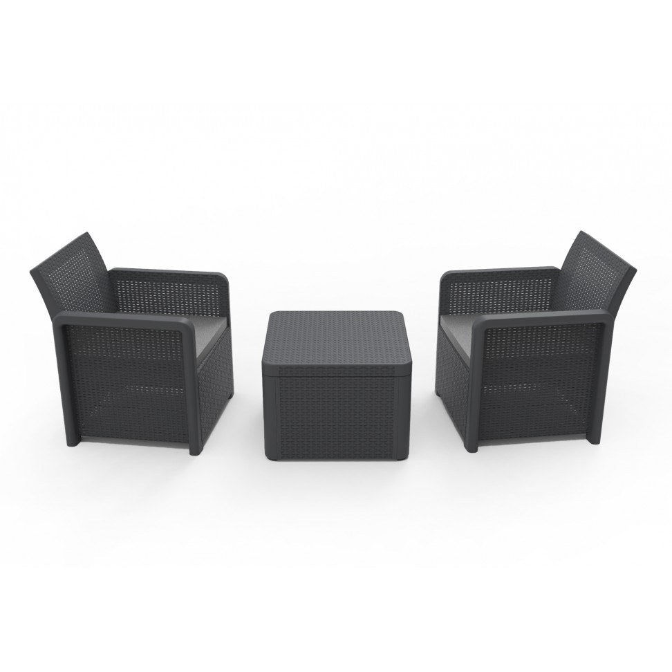 Conjunto de jardim 2 lugares com poltronas — foto 7