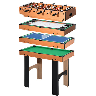4-in-1 Multi-Game Table for Kids 6+
