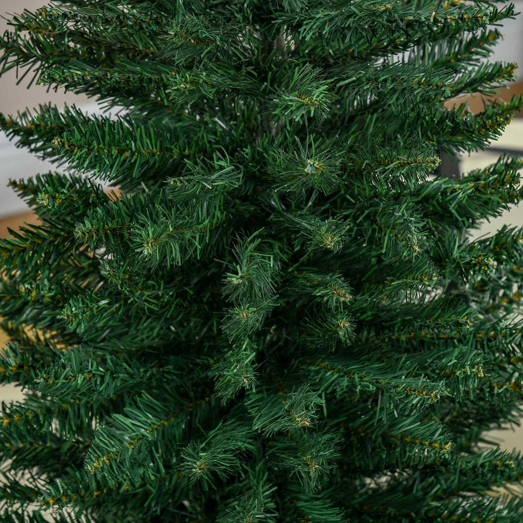 Árvore de Natal Artificial 150cm Ignífugo com 294 Pontas de Ramo PVC e Suporte de Plástico Decoração de Natal para Interiores Fácil de Montar Verde — foto 7