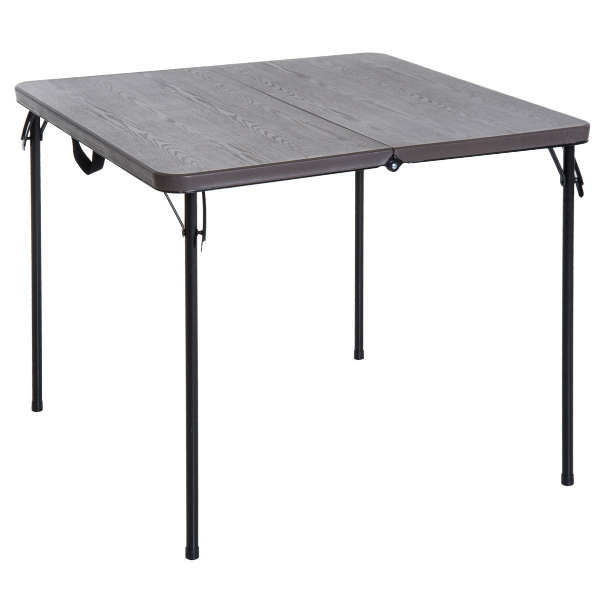 Mesa de acampamento dobrável e portátil Tipo Mesa de Buffet Auxiliar e Multiuso com Alça 86x86x71.5cm — foto 1