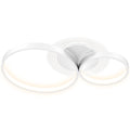 Candeeiro de Teto LED 40W Candeeiro Moderno com Iluminação LED 3000K/4000K/6500K para Quarto Sala Cozinha Sala de Jantar 59x38x7,4 cm Branco — foto 1