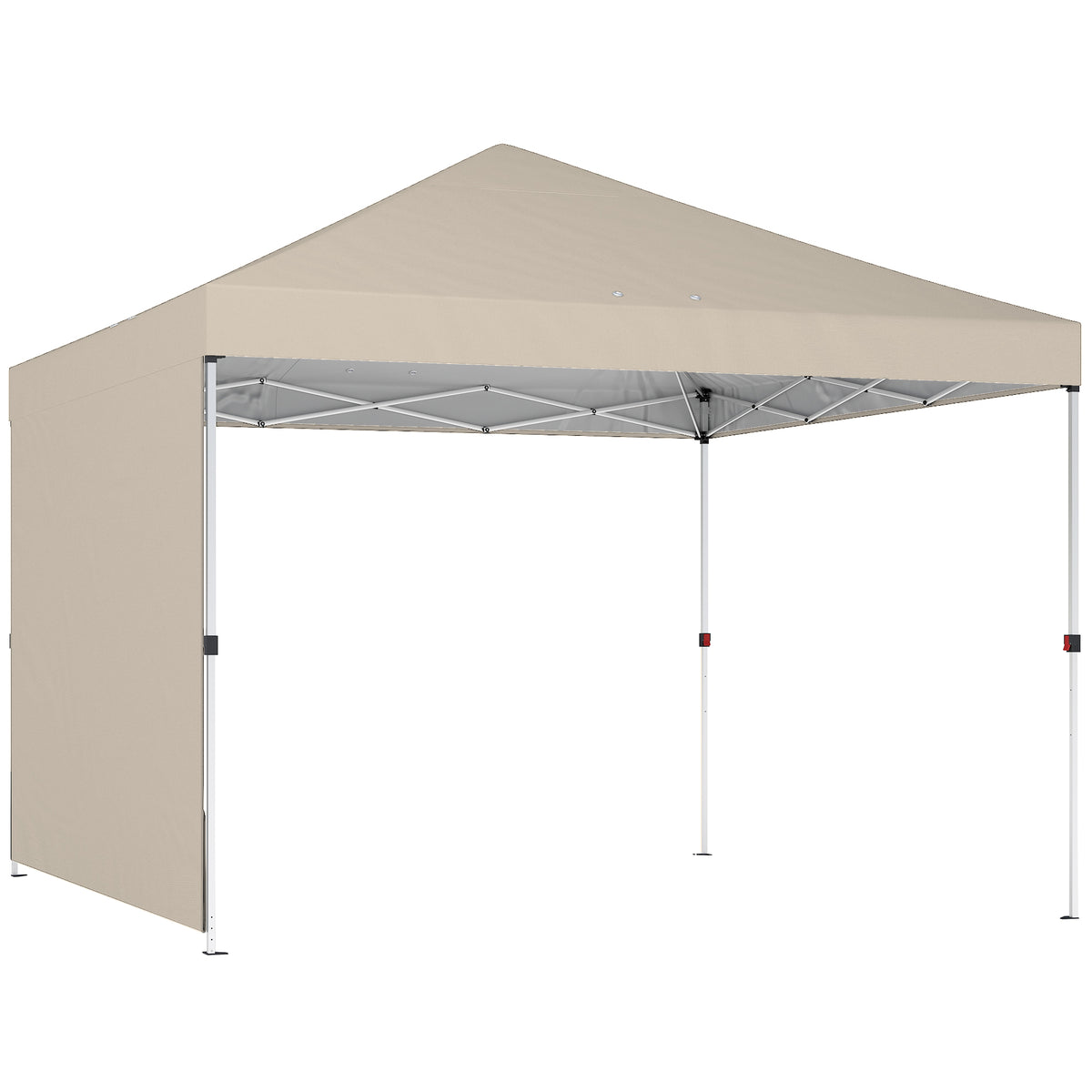 Gazebo 3x3 m Impermeável para Jardim e Festas ao Ar Livre Bege — foto 1