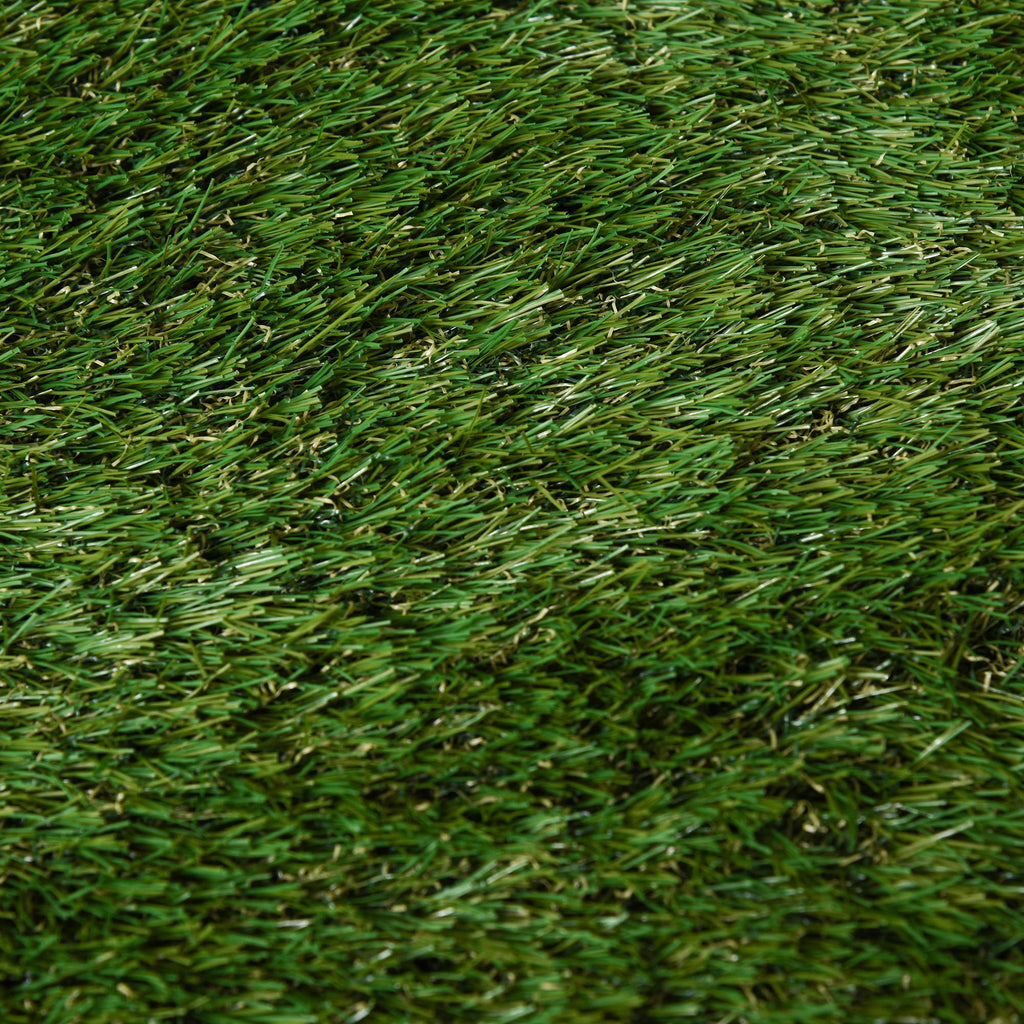 Relva Artificial 30 mm Rolo de Relva Artificial de 1x4 m Realista com Orifícios de Drenagem para Varanda Jardim Pátio Verde — foto 7