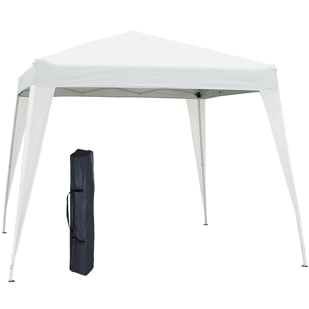 Tenda Dobrável 3x3 m, Pop-up, Pavilhão de Jardim com Altura Ajustável, Bolsa de Transporte, Anti-UV, Impermeável, Gazebo para Campismo, Festas, Exterior, Branco — foto 1