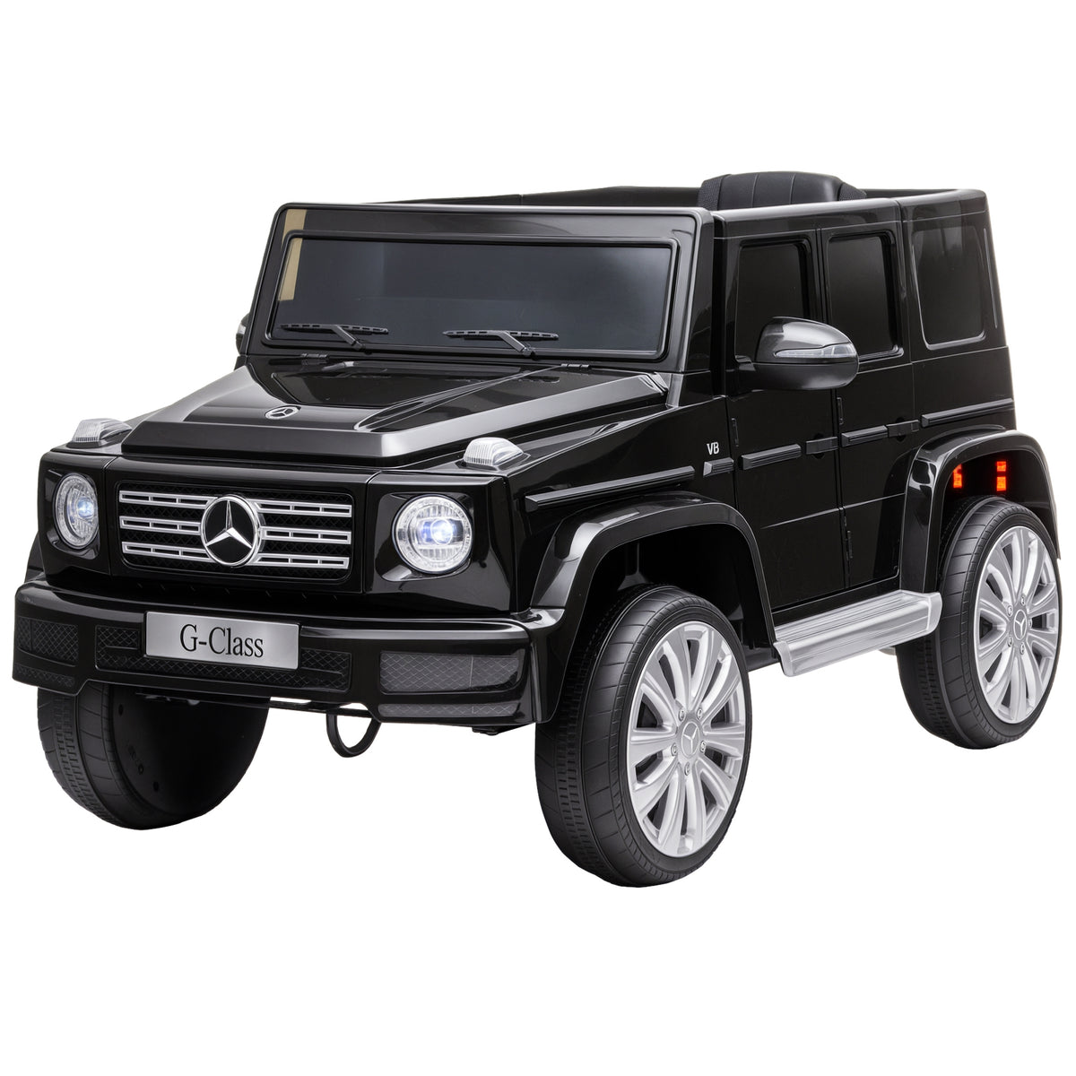 Carro Elétrico para Crianças acima de 3 Anos BENZ G500 Todo-o-Terreno com Bateria 12V Veículo Elétrico com Controlo Remoto Música Buzina Velocidade 3-5 km/h Carga 30 kg Preto — foto 1