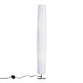 Candeeiro de Pé Moderno para Dormitório Sala de Estar com Interruptor de Pé e Base de Aço Inoxidável Ø15x120 cm Branco — foto 1