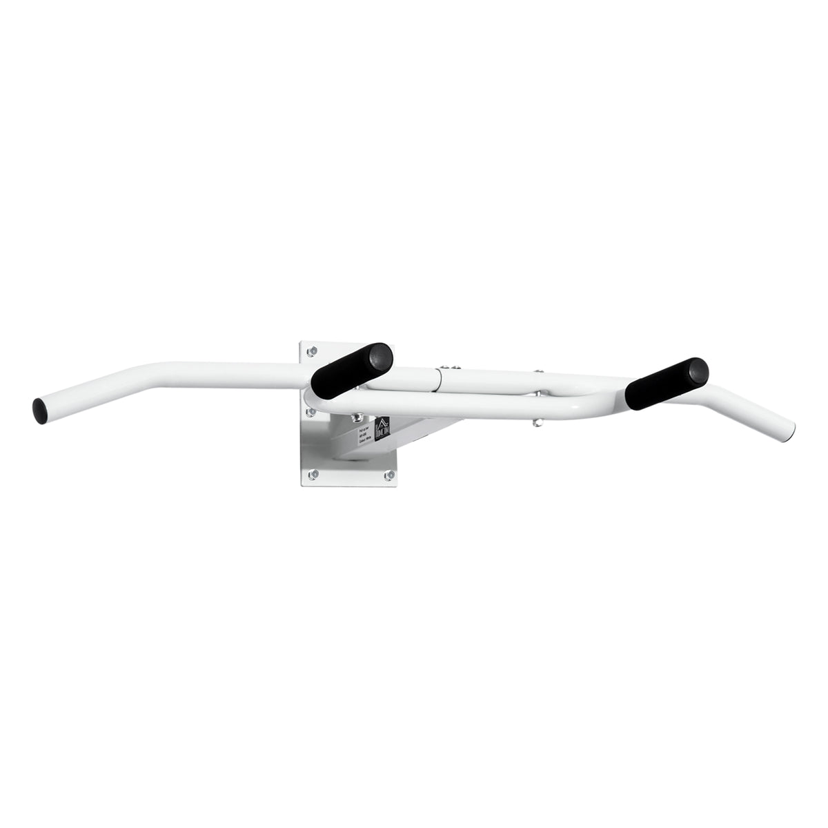 Barra de Elevações Fixa de Parede para Abdominais e Exercícios de Musculação - Branco - 118x44x20cm — foto 1