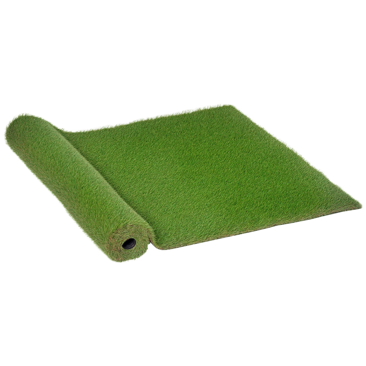 Relva Artificial 25 mm Rolo de Relva Artificial de 300x100 cm Realista com Orifícios de Drenagem para Varanda Jardim Pátio Verde — foto 1
