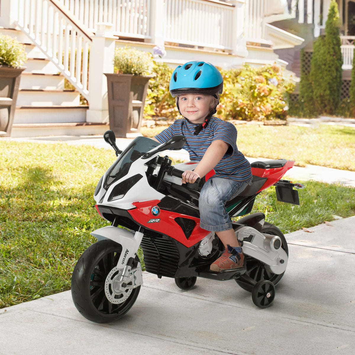 ® Moto Eléctrica Infantil para Crianças 3-8 Anos Batería 12V 2 Motores com Luzes e Sons 110x47x69cm PP — foto 2