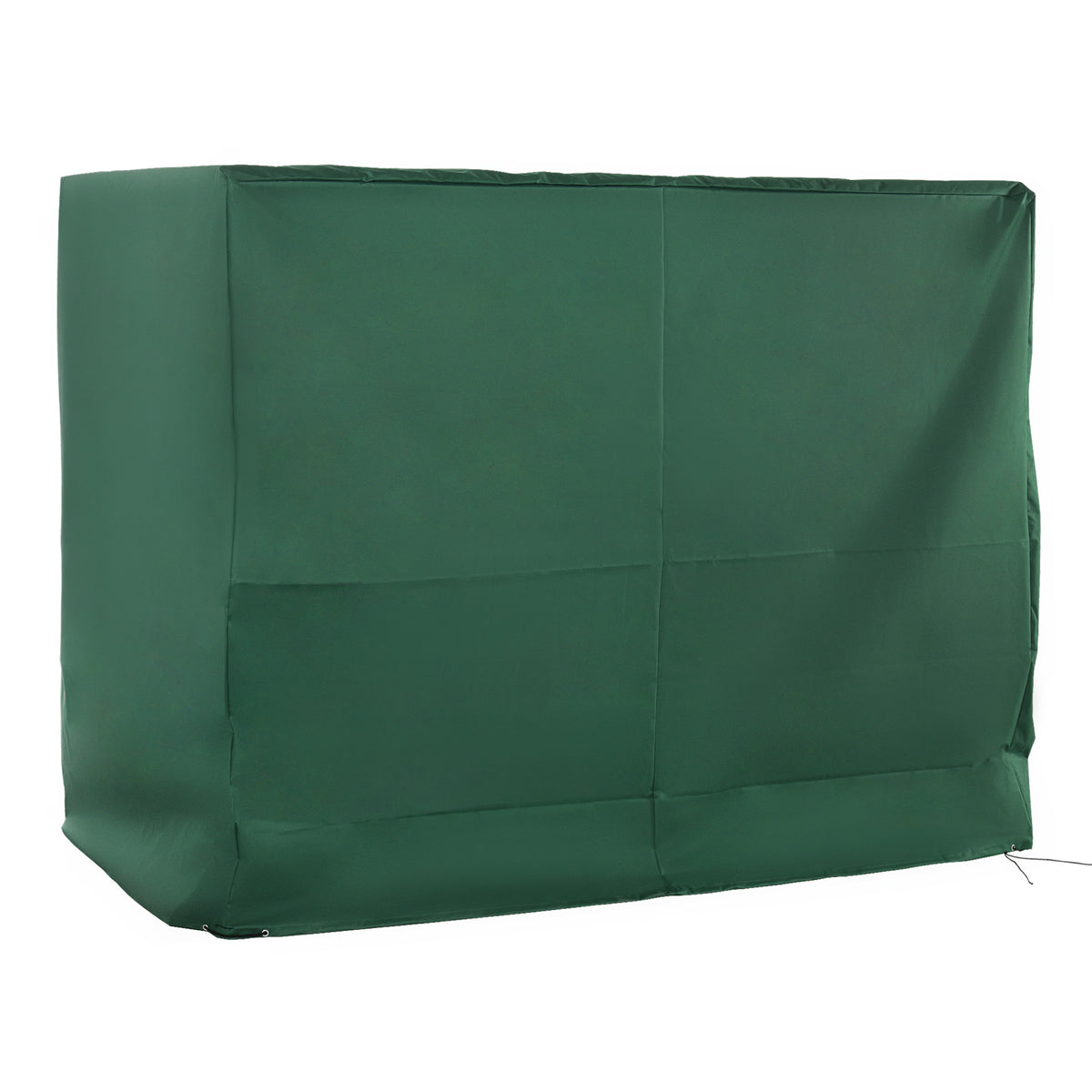 Capa para Baloiço de Jardim Capa de Proteção para Baloiço com Cordas Ajustáveis Impermeável Anti UV 240x133x185 cm Verde — foto 1