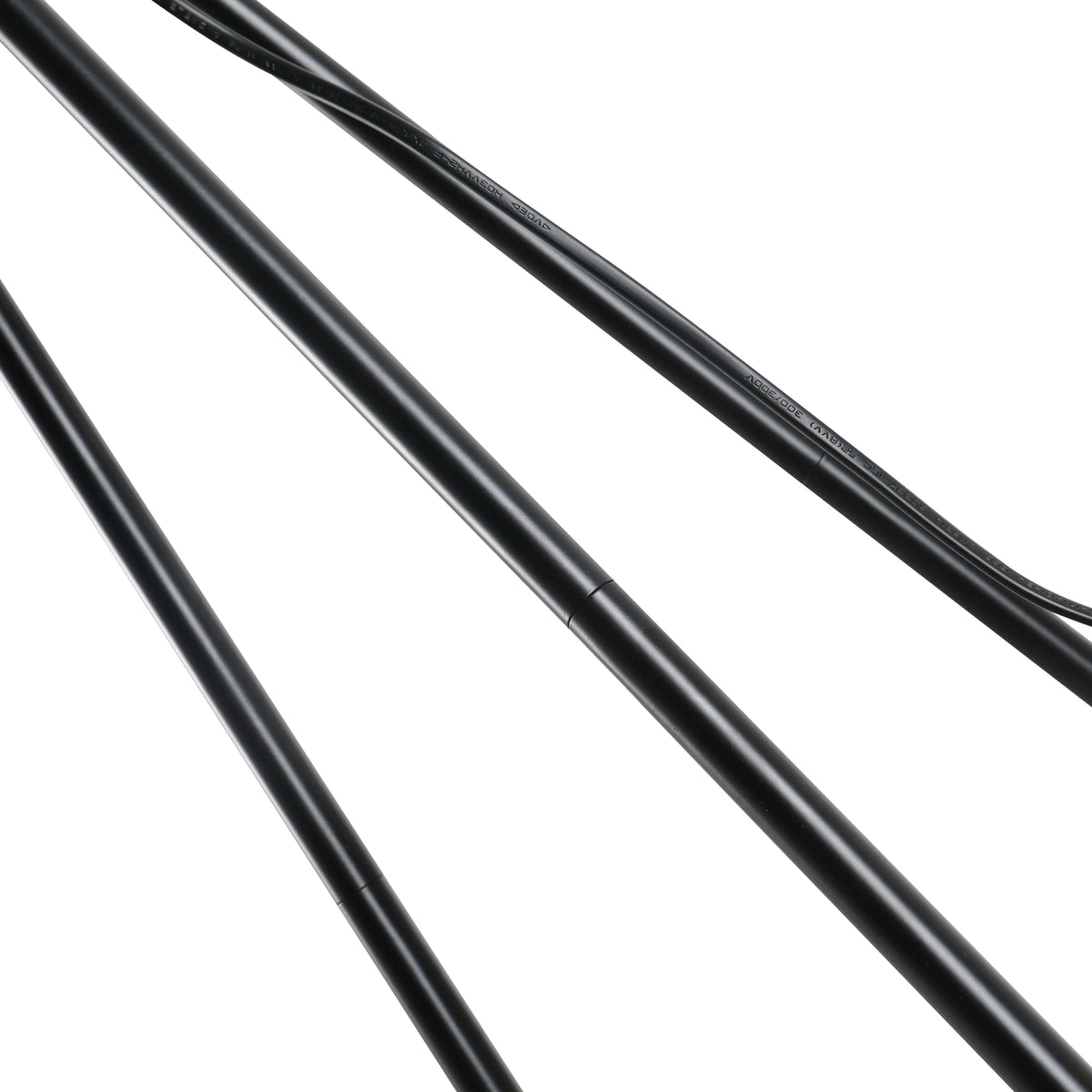 Candeeiro de Pé Moderno Candeeiro de Pé para Sala de Estar com Ecrã Redondo Tripé e Suporte para Lâmpada E27 Ø37x152 cm Branco e Preto — foto 6