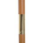 Chapéu de Sol de Jardim com Sistema de Polia Teto Ventilado e Mastro de Madeira para Terraço Pátio Exterior 2,95x2x2,55m Creme — foto 8