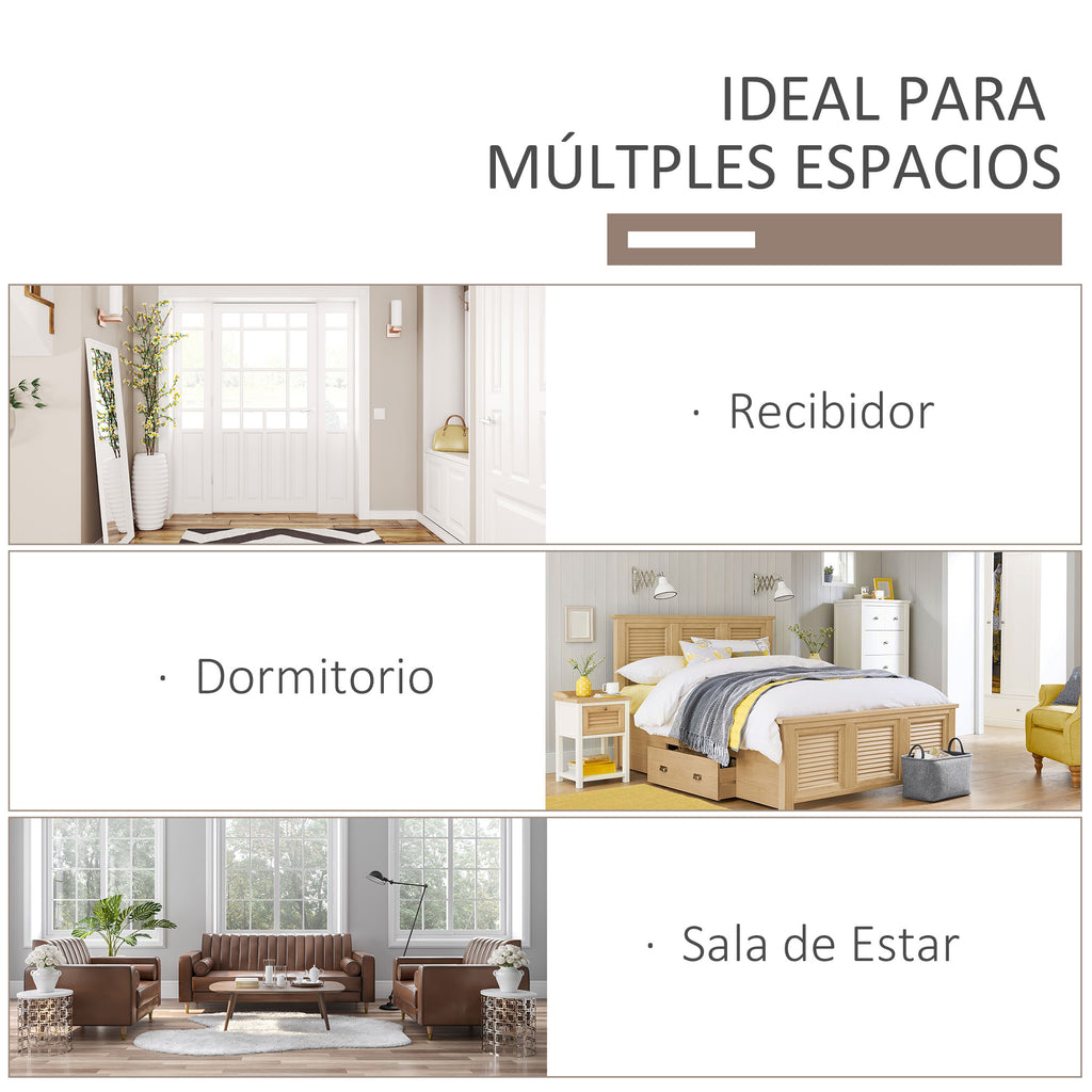 Móvel Cabide de Entrada com 3 Ganchos e 6 Compartimentos para Sapatos Armário de Entrada com Cabides 68,5x39,5x173cm Madeira — foto 6