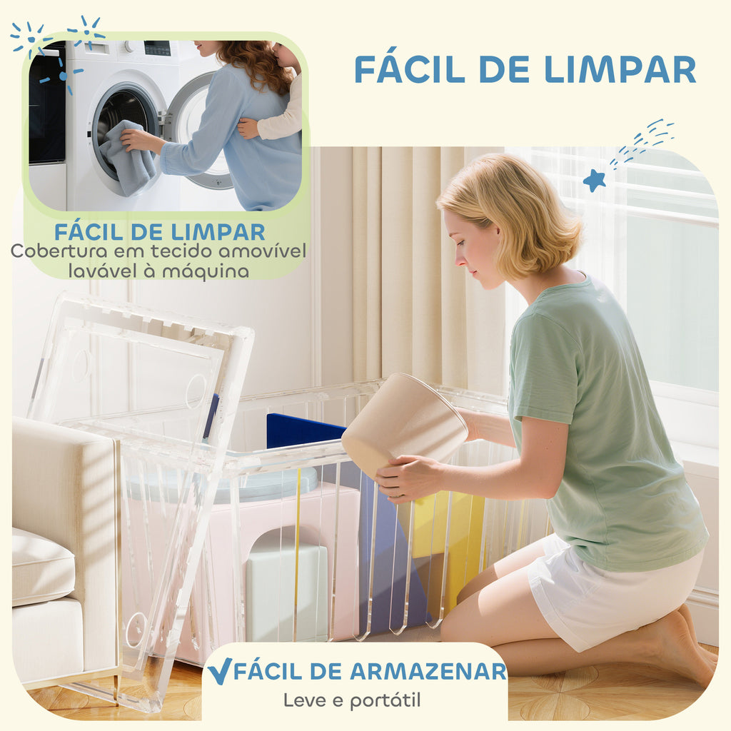 Conjunto de 8 Blocos de Espuma para Crianças Blocos de Psicomotricidade com Capas de Veludo Laváveis Conjunto de Escalada Interior para Escalar e Rastejar Multicor — foto 5