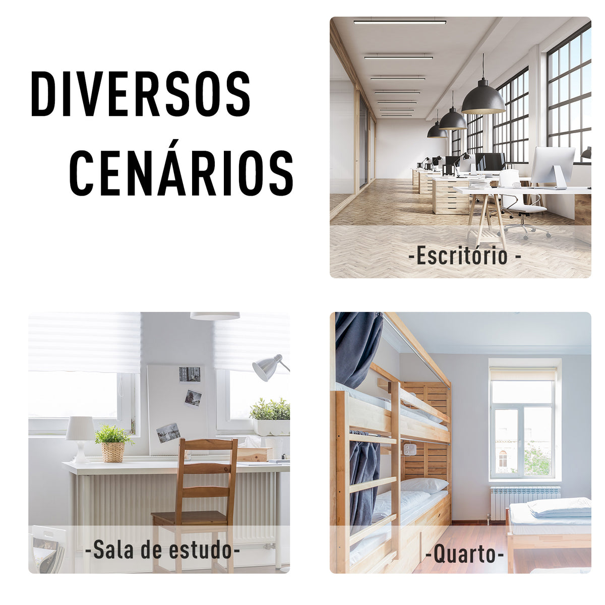 Secretária Moderna Mesa de Estudo com Estrutura de Aço e Pés Ajustáveis Mesa de Computador para Escritório Casa 120x60x76 cm Madeira e Preto — foto 4