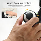 Bicicleta Estática com Resistência Ajustável Bicicleta Estática Fitness com Volante de Inércia 8 kg Ecrã LCD Guiador e Assento Ajustáveis para Casa Ginásio 103x53x110-114 cm Azul — foto 6