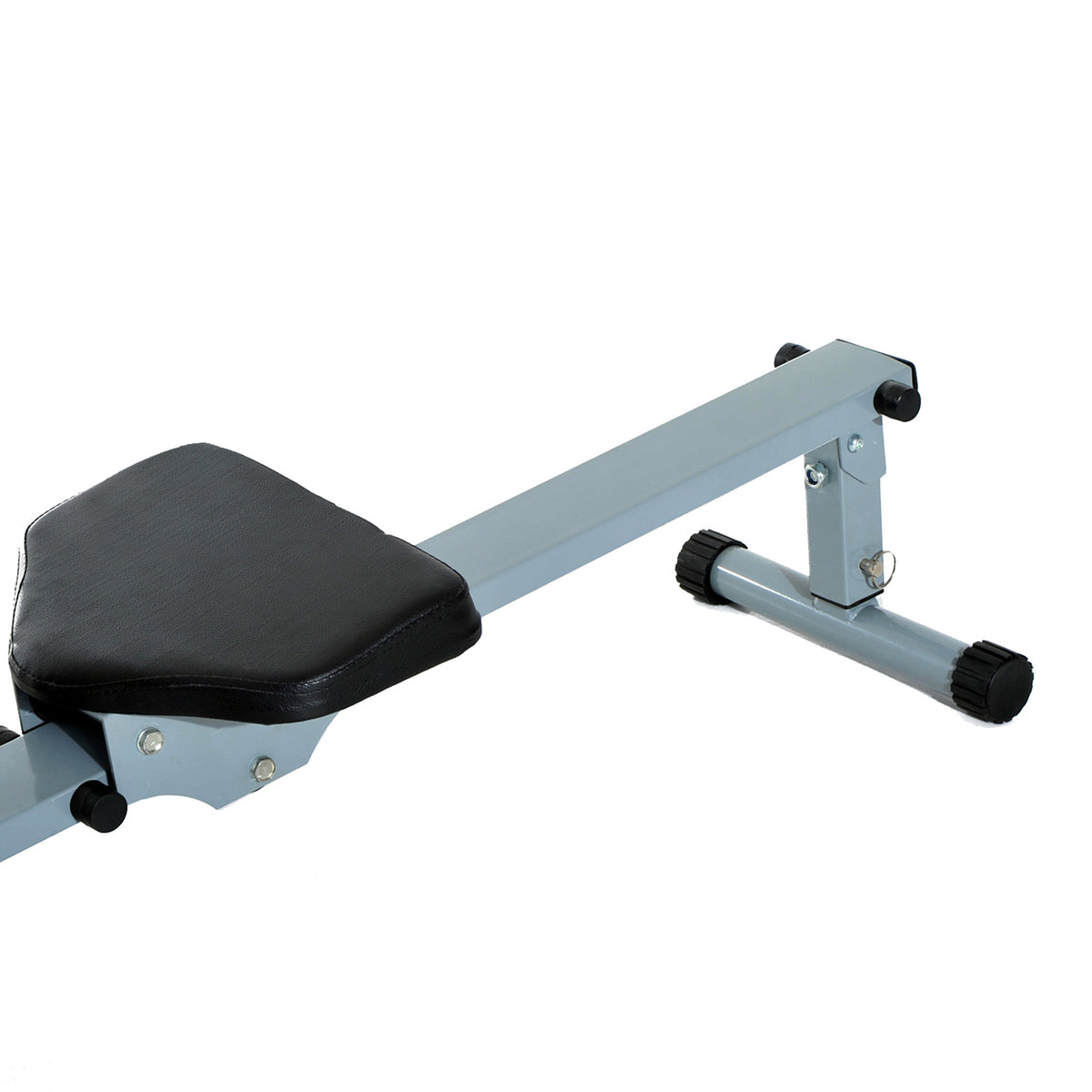 Máquina de Remo com Ecrã LCD para Academia Exercícios de Musculação ou Resistência Carga Máxima 100kg 130x47,5x67cm Cinza — foto 8
