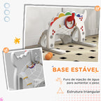 Cesta de Basquetebol Infantil 5 em 1 Cesta de Basquetebol para Crianças com Altura Ajustável com Tema Peixe Dourado Futebol Golf Jogo de Lançamento de Bola para Interior Multicolorido — foto 7